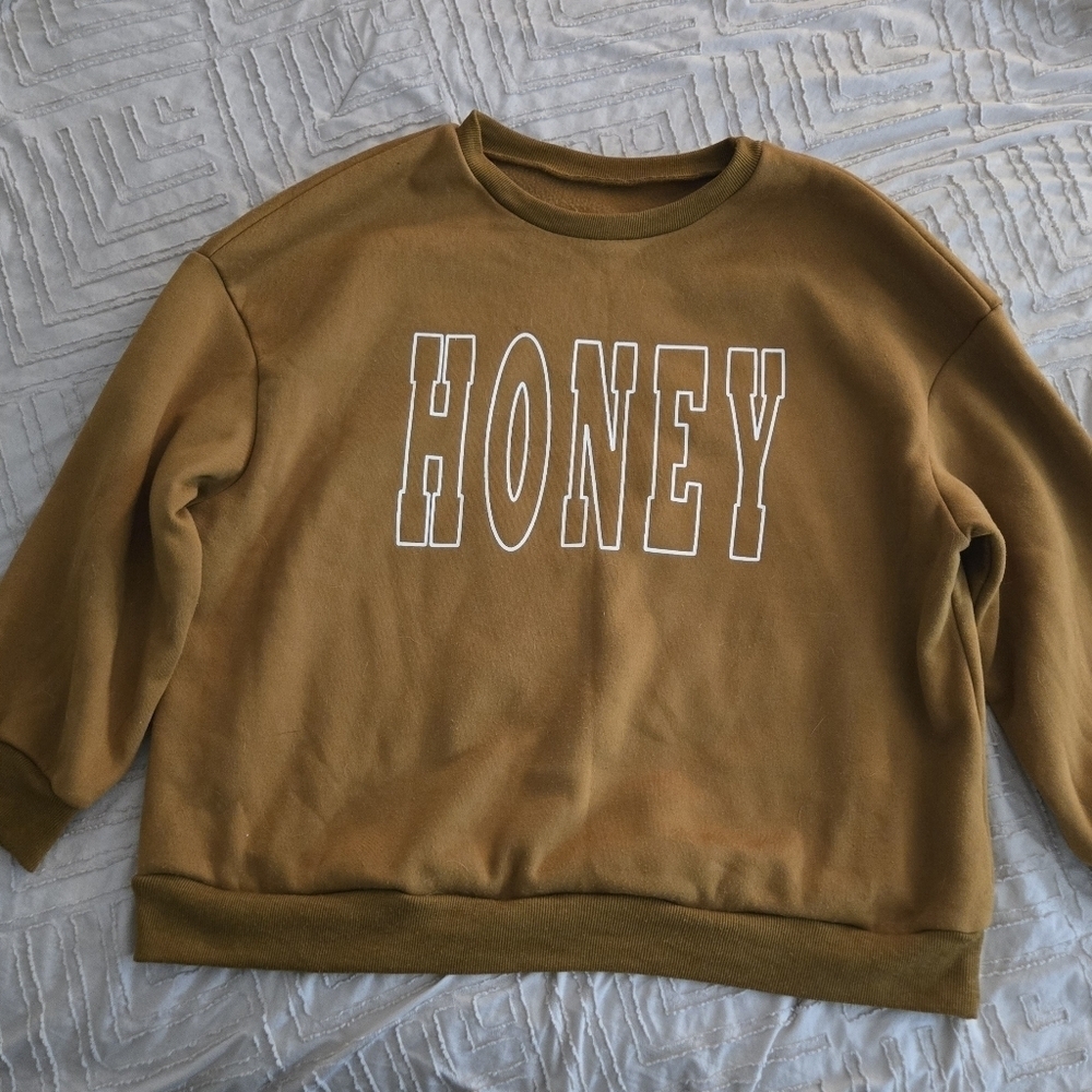 Shein honey sweatshirt